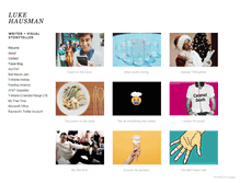 Tablet Screenshot of lukehausman.com